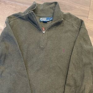 Ralph Lauren Cotton Knit Quarter Zip.
